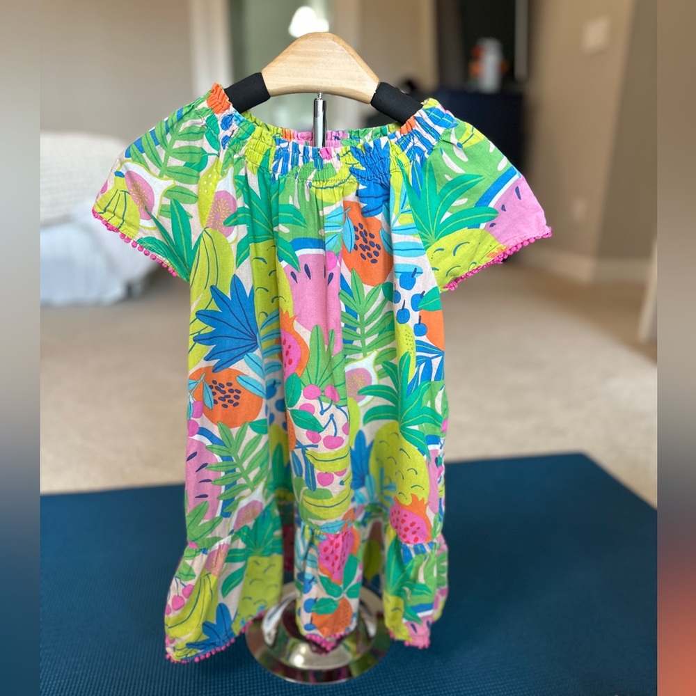 Boden Girls Tropical Print Caftan/ Coverup